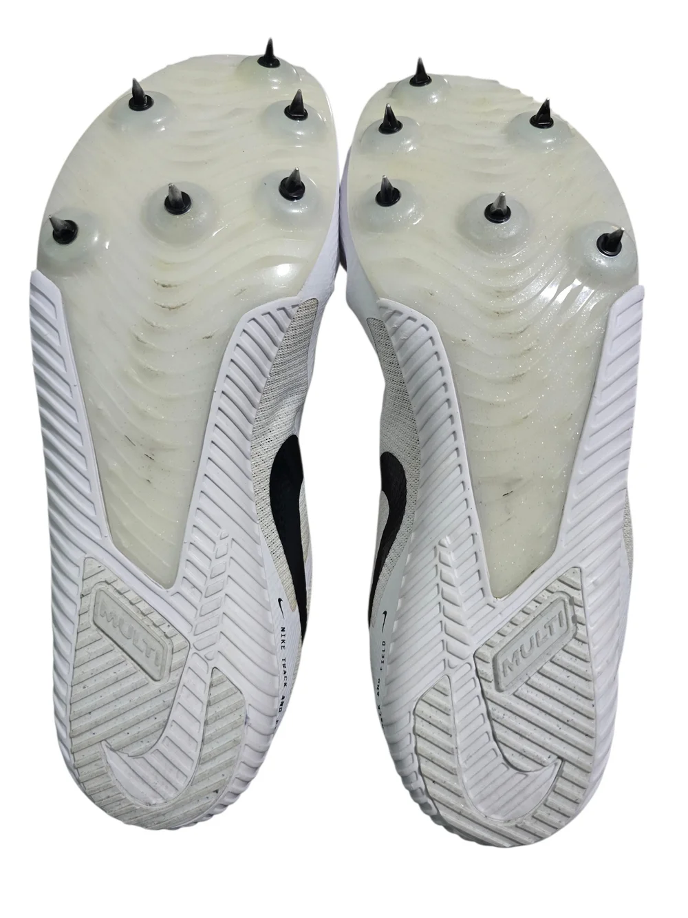 Nike Rival Milti Track & Field Men’s White Athletic Mesh Spike Sneakers Size 7
